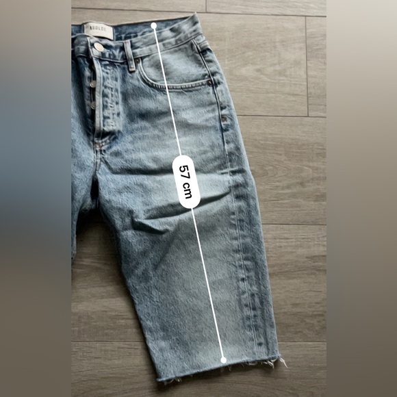 AGOLDE “Carey” High-Rise Denim Shorts – Light Wash size:27 - Picture 5 of 9